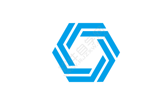 CDR設計一個L六邊形的LOGO