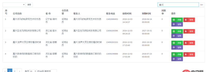 angular.js - AngularJS點擊搜索,實現(xiàn)數(shù)據(jù)變化