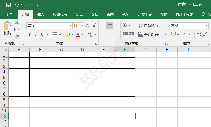 EXCEL2016怎么顯示或隱藏網格線的方法