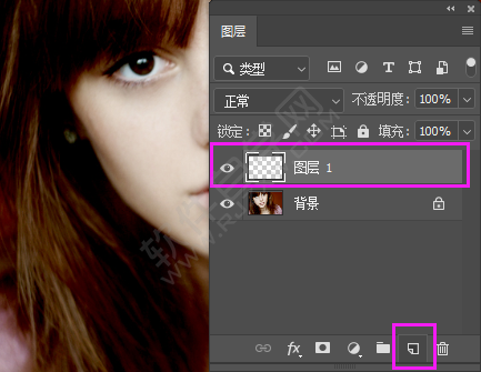 ps給照片設置上下黑邊框效果