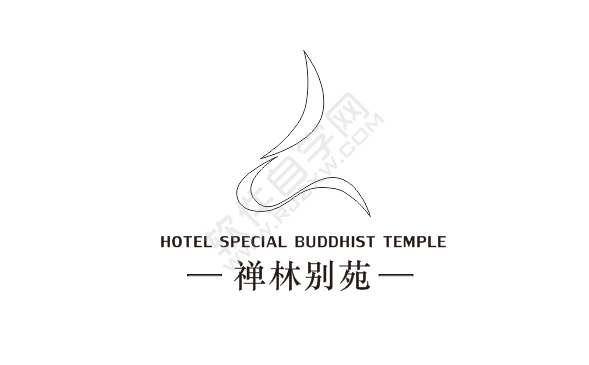 CDR設(shè)計(jì)禪林別苑圖標(biāo)的方法