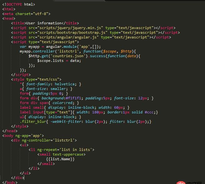 angular.js - 為啥我的angular一直說找不到本地的json數據