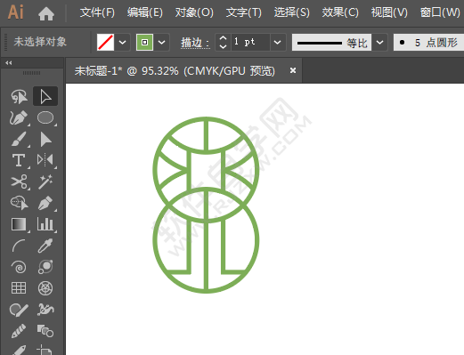 ai設計一個樂生有道的標志