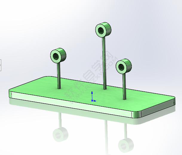 SolidWorks做豎直兜圈子平臺(tái)裝置