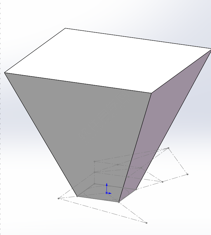 SolidWorks做一個簡單的拉伸、切除練習