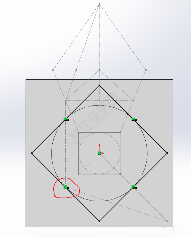 SolidWorks做一個簡單的拉伸、切除練習