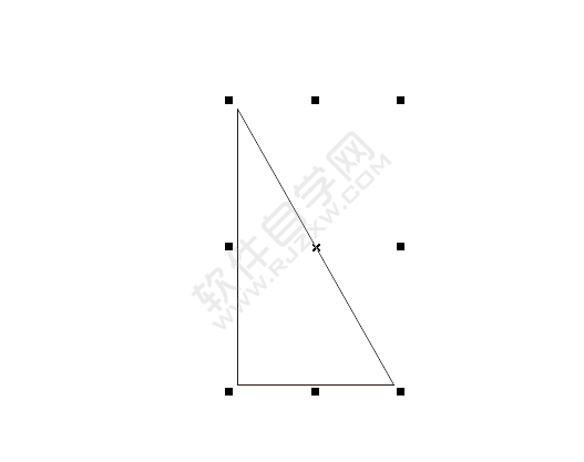 cdr怎么畫直角三角形