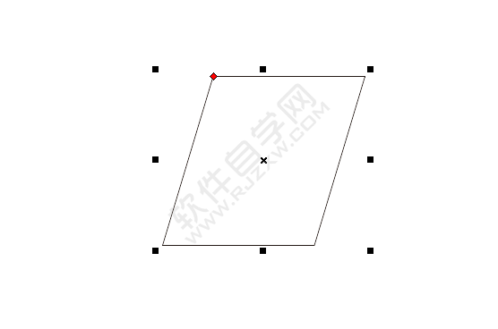 cdr怎么畫平行四邊形