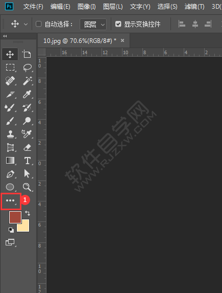 ps裁剪工具不見(jiàn)了怎么找