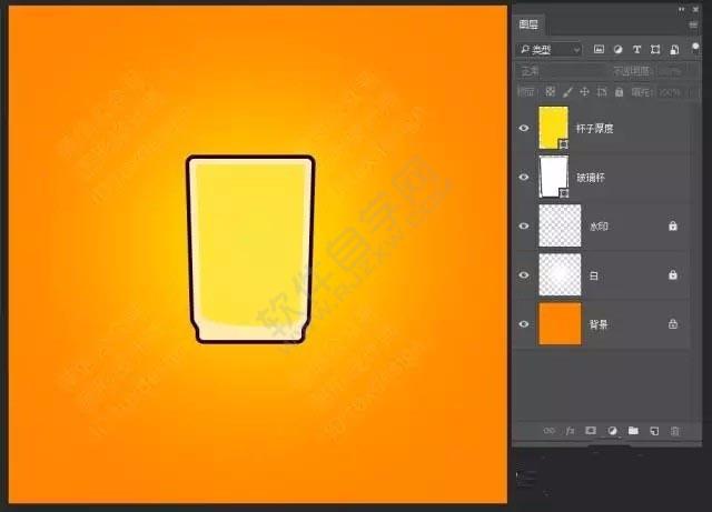 PS怎么繪制一個(gè)飲料圖標(biāo)