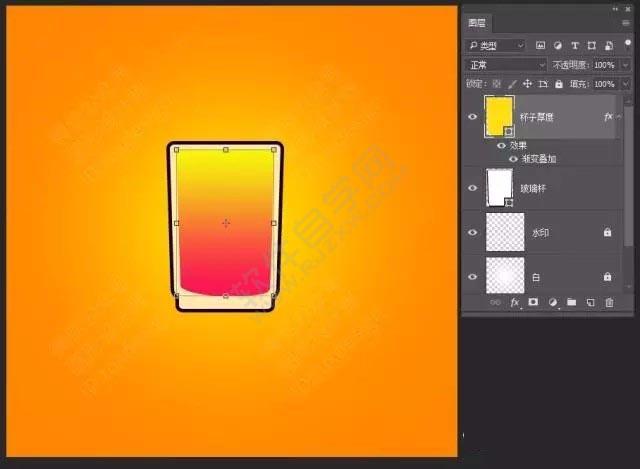 PS怎么繪制一個(gè)飲料圖標(biāo)