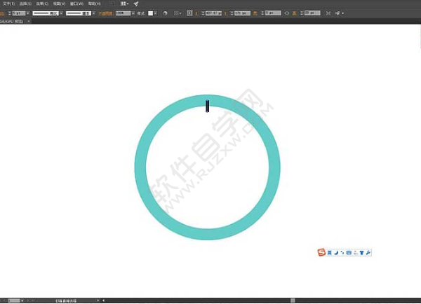 AI怎么繪制一個時鐘圖標