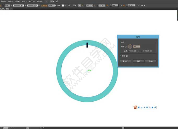 AI怎么繪制一個時鐘圖標