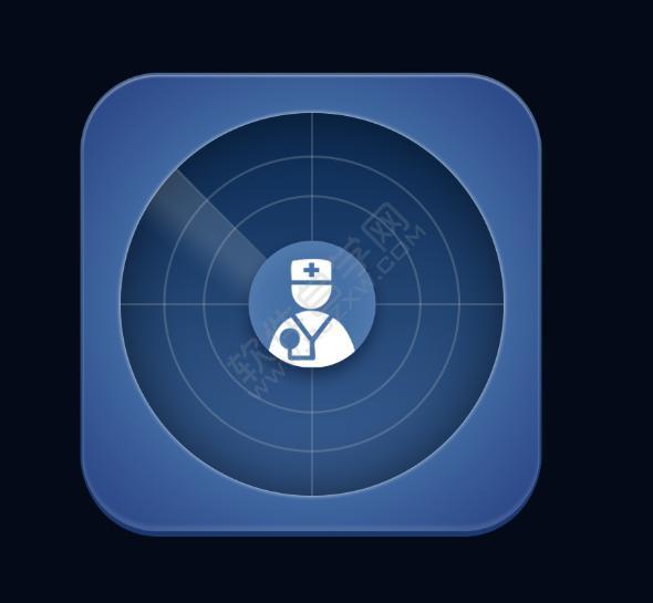 PS制作醫(yī)療搜索APP圖標