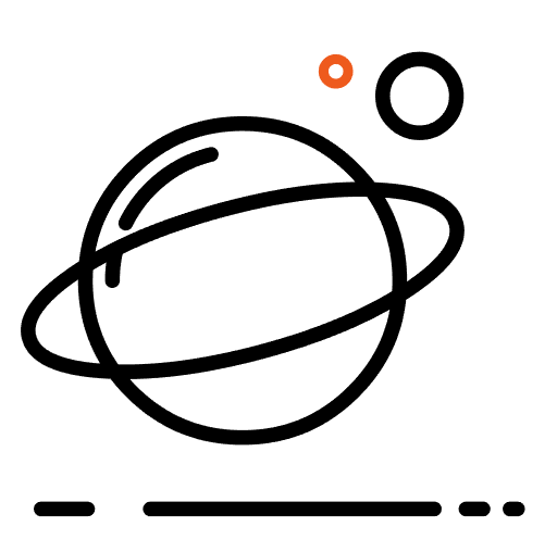 AI怎么繪制萌萌噠MBE風格的星球圖標