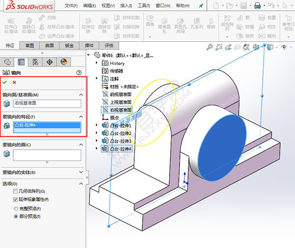 solidworks對稱拉伸的重要性