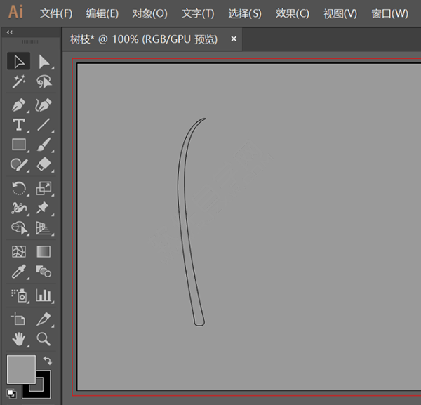 用AI如何畫樹枝
