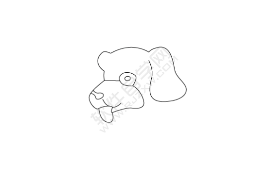 AI繪制卡通小黃狗