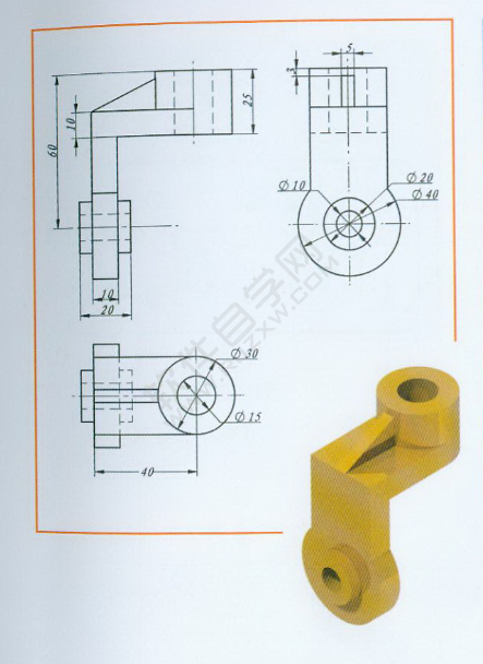 SolidWorks新手建模練習(xí)題-025