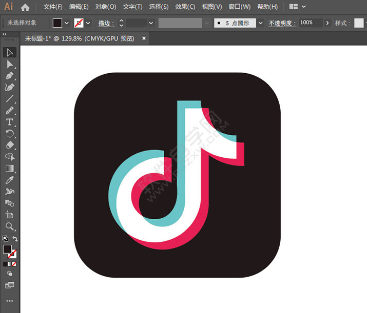 ai怎么設計抖音LOGO