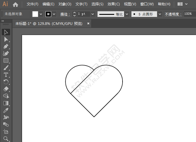 ai怎么旋轉復制45度
