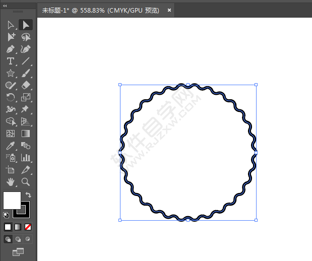 Ai怎么畫波浪形狀