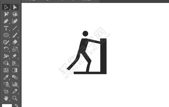 ai繪制禁止推動(dòng)的標(biāo)牌