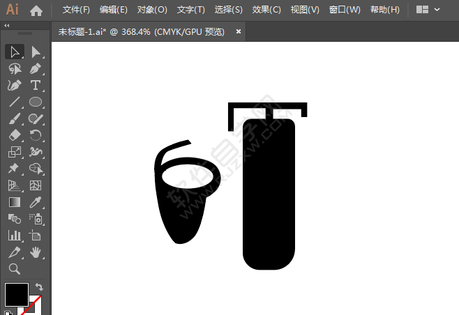 ai繪制禁止挪用消防器材標識