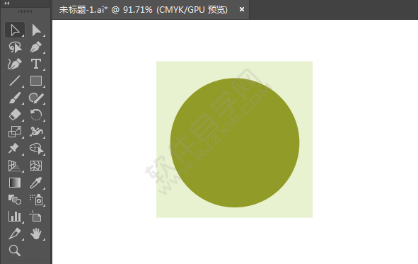 ai繪制會堂標(biāo)識的方法
