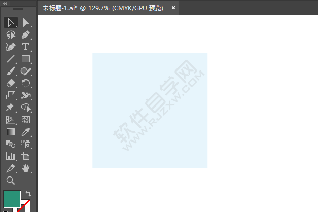 ai繪制大門標識的方法