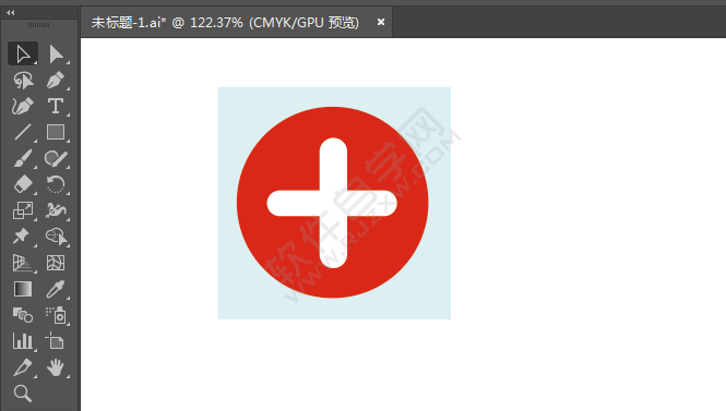 ai繪制醫(yī)院標識的方法