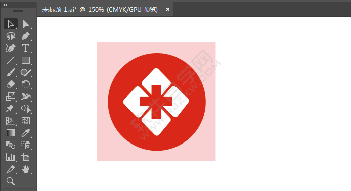 ai繪制醫(yī)院分院標(biāo)識的方法