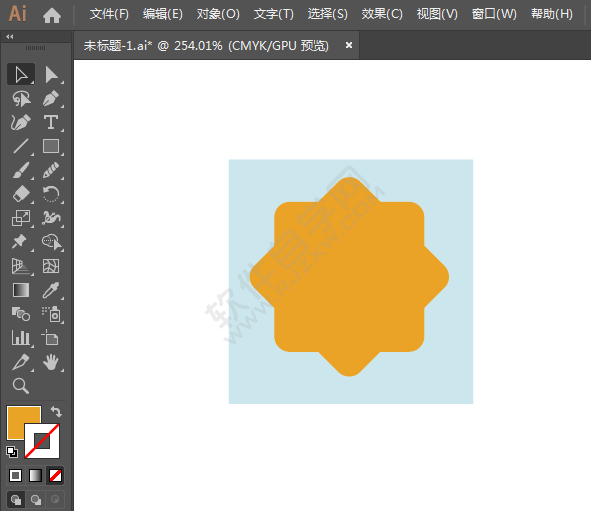 ai繪制蘇寧LOGO標志的方法