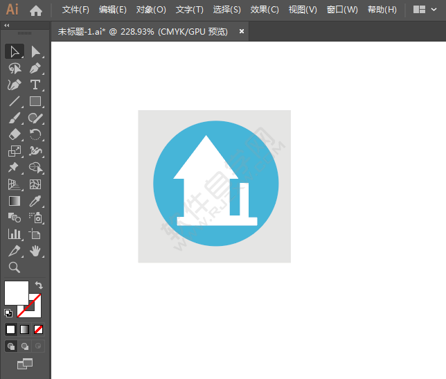 ai繪制小區標識的方法