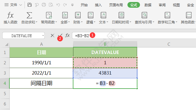 WPS中DATEVALUE函數(shù)怎么用