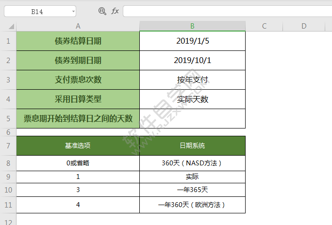 wps中coupdaybs函數怎么用
