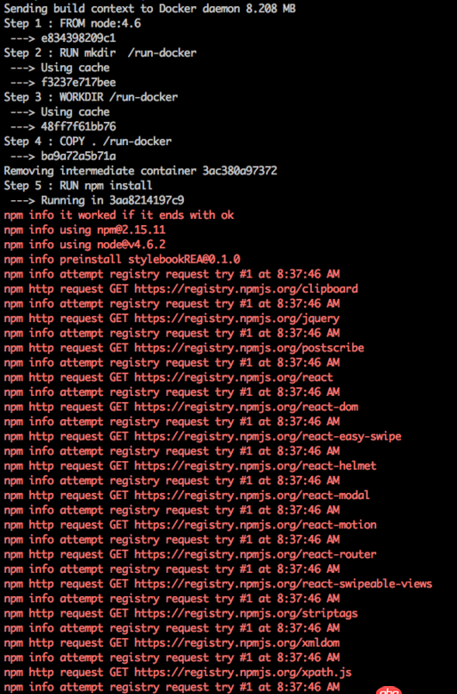 dockerfile - [docker build image失敗- npm install]