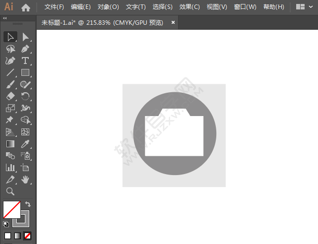 攝影店標(biāo)識圖標(biāo)繪制