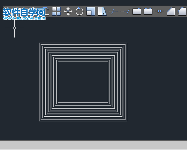 cad怎么實現(xiàn)連續(xù)偏移
