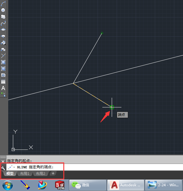 cad構造線二等分怎么用