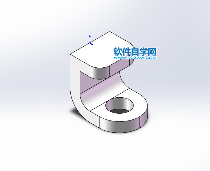solidworks圓角零件的繪制方法