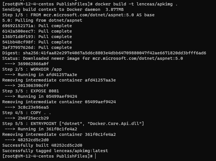 Linux系統Docker 部署 ASP.NET Core應用的流程分析