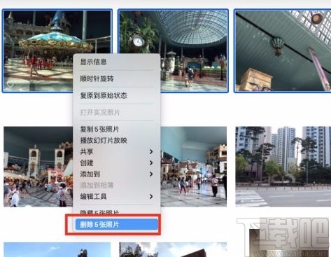 MacOS系統批量刪除照片的方法