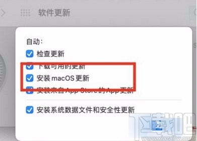 macOS系統開啟自動安裝macOS更新的方法