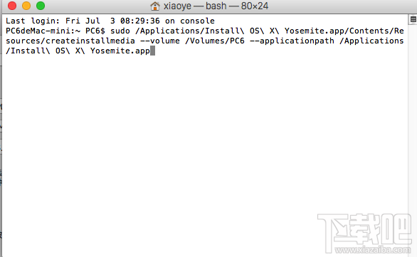Mac OS X 10.10.4U盤安裝盤怎么制作？Mac OS X 10.10.4U盤安裝盤制作方法