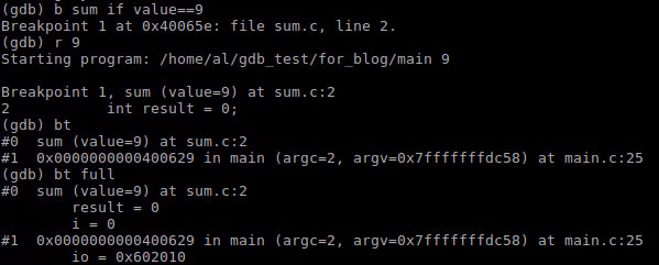詳解Linux下調試器GDB的基本使用方法