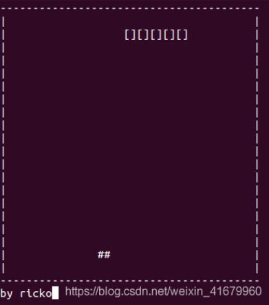 Linux下C語言實現(xiàn)貪吃蛇小游戲