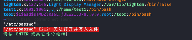 Linux使用suid vim.basic文件實現提權