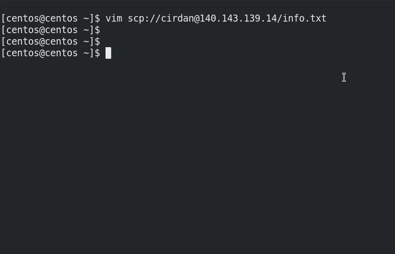 在Linux系統(tǒng)中使用Vim讀寫遠程文件的命令詳解
