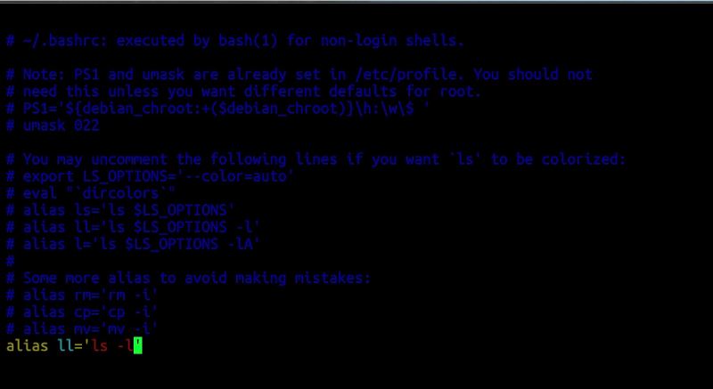 解決Linux常用命令“ll”失效或命令未找到的問題